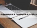 乐清教程网站建设需要（网站建设需要什么技术）