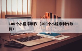 乐清100个小程序制作（100个小程序制作软件）